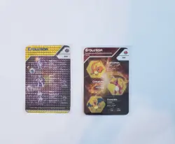 2 Pokemon 2015 Kellogs Evolution Index Cards Charizard + Mewtwo - Image 3
