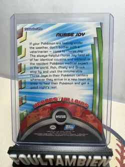 Topps Pokemon Tv Animation Series Heroes And Villains Nurse Joy Foil Card - Image 2
