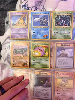 LP Pokemon Bulk Wotc 100 Card Vintage Lot Base fossil Jungle - Image 5