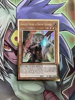 MAGO-EN009 Ghost Ogre & Snow Rabbit Premium Gold 1st Edition NM Yugioh Card - Image 1
