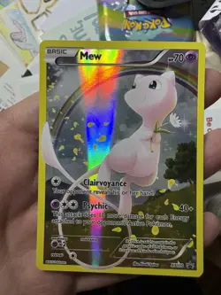 Mew XY110 - XY Black Star Promo Holo Foil Full Art Pokemon Card - Image 1