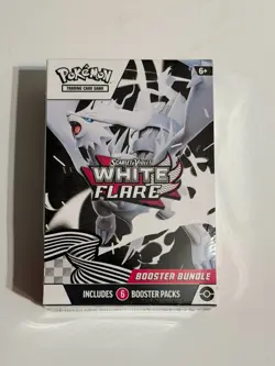 Pokemon WHITE FLARE Booster Bundle Box New Factory Sealed Cards 6 Packs TCG - Image 1