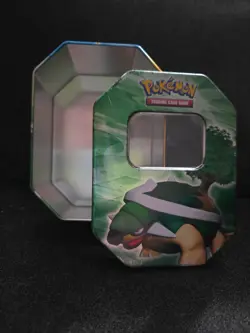 Pokemon 2007 Vintage Diamond Pearl Trading Card Game Tin Torterra Empty - Image 1