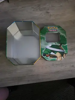 Pokemon 2007 Vintage Diamond Pearl Trading Card Game Tin Torterra Empty - Image 2