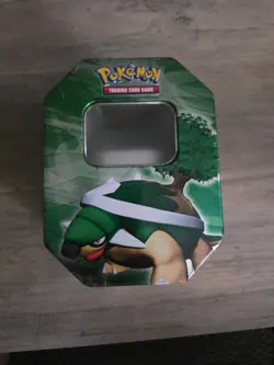 Pokemon 2007 Vintage Diamond Pearl Trading Card Game Tin Torterra Empty - Image 4