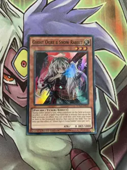 CT13-EN012 Ghost Ogre & Snow Rabbit Super Rare 1st Edition NM Yugioh Card - Image 1