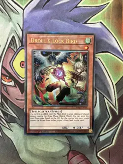 RA02-EN006 Droll & Lock Bird New Ultimate Rare 1st Edition NM Yugioh Card - Image 1