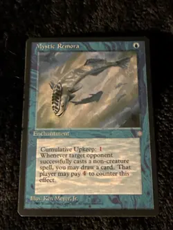 MTG Mystic Remora Ice Age Magic The Gathering MTG Card NM ++ - Image 1