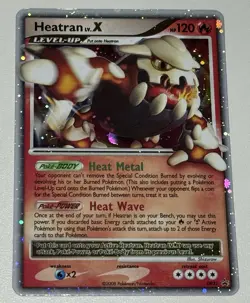 Pokemon Heatran LV. X DP31 Black Star Promo Holo Card - Image 1