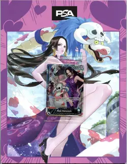 Boa Hancock SEALED Promo Card OP07-038 + PSA Magazine | One Piece TCG Promo - Image 1