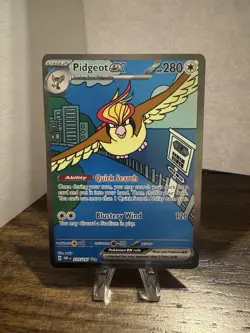 Pokemon TCG Pidgeot EX 225/197 Obsidian Flames Special Illustration Rare Card - Image 1