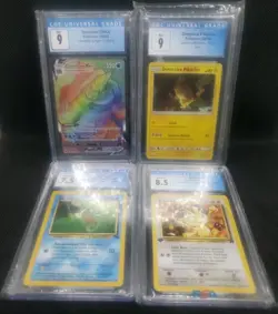 Lot Of 4 CGC Graded Pokemon Cards Drednaw Vmax Detective Pikachu Horsea & Meowth - Image 1