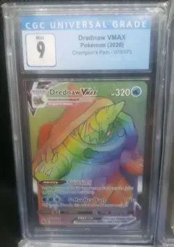 Lot Of 4 CGC Graded Pokemon Cards Drednaw Vmax Detective Pikachu Horsea & Meowth - Image 2
