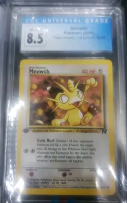 Lot Of 4 CGC Graded Pokemon Cards Drednaw Vmax Detective Pikachu Horsea & Meowth - Image 5