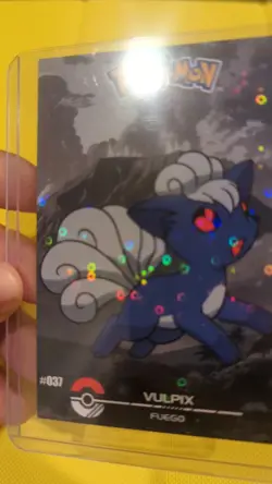 Vulpix & Ninetales - Cracked Ice Holo - Crystal Dark Black 2025 - Pokemon Card - Image 2