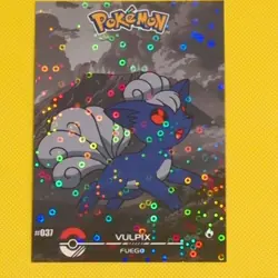 Vulpix & Ninetales - Cracked Ice Holo - Crystal Dark Black 2025 - Pokemon Card - Image 3