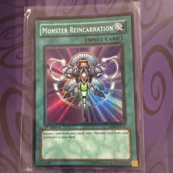 Yugioh Monster Reincarnation RDS-EN045 1st Edition NM-Mint. - Image 1