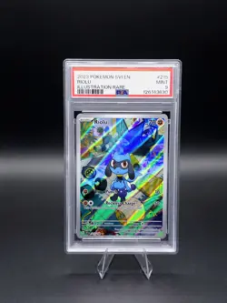 PSA 9 Riolu 215/198 Scarlet Violet Base 2023 IR Pokemon Card TCG - Image 1