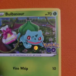 Bulbasaur COSMOS HOLO Black Star Pormo card SWSH231 SWSH 2022 Pokemon LP - Image 3