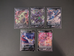 💀 Pokemon Dark-Type V Lot (5 Cards) - Tyranitar, Grimmsnarl, Samurott - NM Holo - Image 1