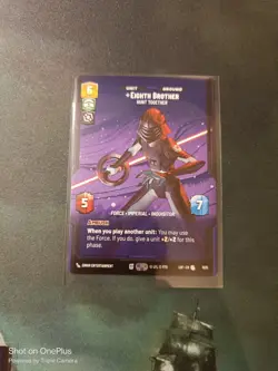 Star Wars Unlimited LotF Prestige Card LOF1025 Eighth Brother - Image 1