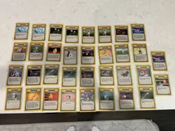 Pokemon Cards Trainer Cards Base Set Assorted Cards 1999-2000 - Image 1