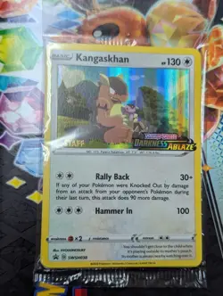 Pokemon Darkness Ablaze SEALED Prerelease Staff Promo Cards Pack SWSH038 - Image 1