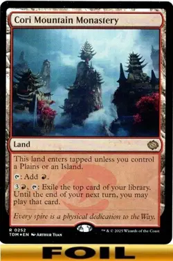 1x - Cori Mountain Monastery - [SELECT] - Tarkir: Dragonstorm - NM MTG - Image 2
