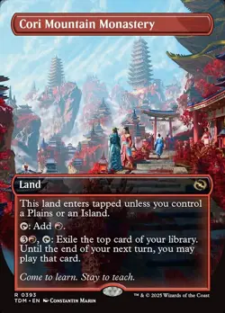 1x - Cori Mountain Monastery - [SELECT] - Tarkir: Dragonstorm - NM MTG - Image 3