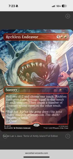 MTG Secret Lair PRESALE - JAWS Terror of Amity Island Set Confirmed Order - FOIL - Image 4