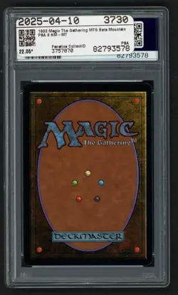 ***PSA 8 Beta Mountain Fog*** MTG Beta Magic Kid Icarus - Image 2