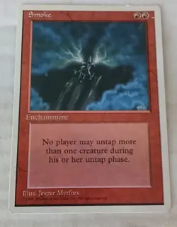 MTG Smoke Regular 4th Edition Regular Rare - Image 1