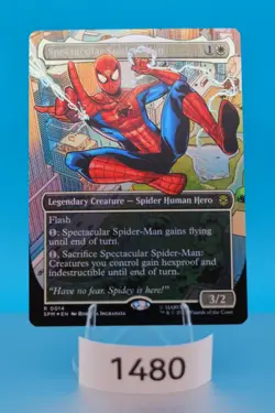 MTG Spectacular Spider-Man (Borderless) Marvel's Spider-Man Foil #14 - Image 1