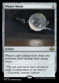 Winter Moon: MtG Magic the Gathering Modern Horizons 3 Rare - Image 1