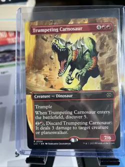 Trumpeting Carnosaur (REGULAR) x1 - MTG The Lost Caverns of Ixalan LCI #324 - Image 1
