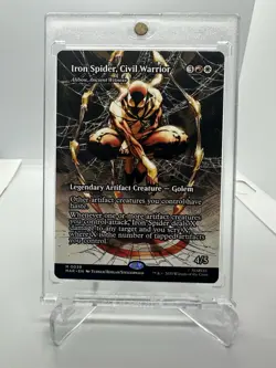 Spider-Man Magic The Gathering Iron Spider Civil Warrior Ancient Borderless - Image 1