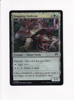 MAGIC THE GATHERING MTG MODERN HORIZONS III MH3 FOIL SNAPPING VOIDCRAW - Image 1