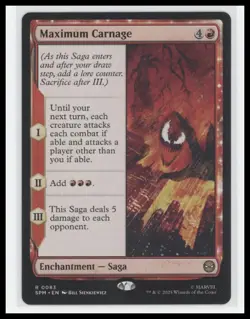 MTG Maximum Carnage Regular Rare Marvel Spider-Man 2025 - Image 1