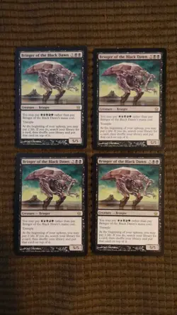 Magic: the Gathering / MtG Bringer of the Black Dawn x4 Fifth Dawn - Image 1