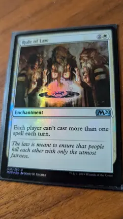 MTG Rule of Law Foil - Image 1