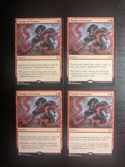 MTG Change of Fortune X4 Innistrad: Crimson Vow Rare Playset NM/M Pack Fresh - Image 1