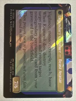 MTG / Fang, Fearless l'Cie / FIN / #526 / SURGE FOIL (Borderless) Uncommon / NM - Image 2
