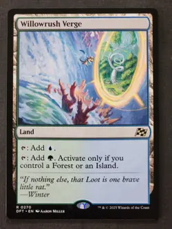 MTG Magic the Gathering Willowrush Verge (270/568) Aetherdrift NM Normal - Image 1