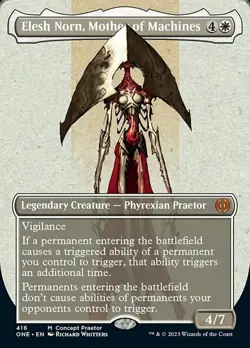 MTG Elesh Norn, Mother of Machines - Foil - Concept Praetor, NM-Mint, English Ph - Image 1