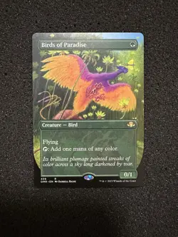 [NM] Birds of Paradise (Borderless) Dominaria Remastered Regular 439 MTG - Image 1