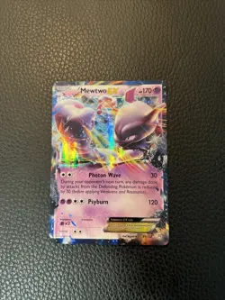 Mewtwo EX 61/162 XY Breakthrough C1 Pokemon TCG 2015 Holo Ultra Rare LP+ - Image 1