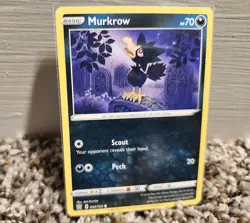 Murkrow (093/163) - Pokemon Trading Card Sword & Shield Battle Styles - Image 1