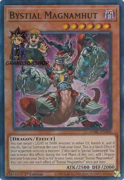 Yu-Gi-Oh! Bystial Magnamhut DABL-EN006 Super Rare - Image 1