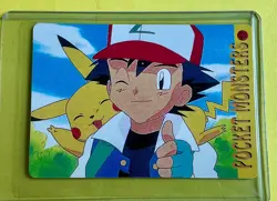 PIKACHU FLASH Pocket Monster Vending Machine Prism Stickers 2000 - Pokemon NM - Image 2