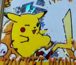 PIKACHU FLASH Pocket Monster Vending Machine Prism Stickers 2000 - Pokemon NM - Image 3